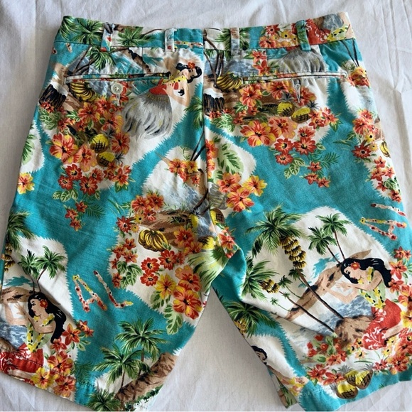 Polo by Ralph Lauren Light Blue Shorts. Hawaiian Girl - Picture 4 of 8
